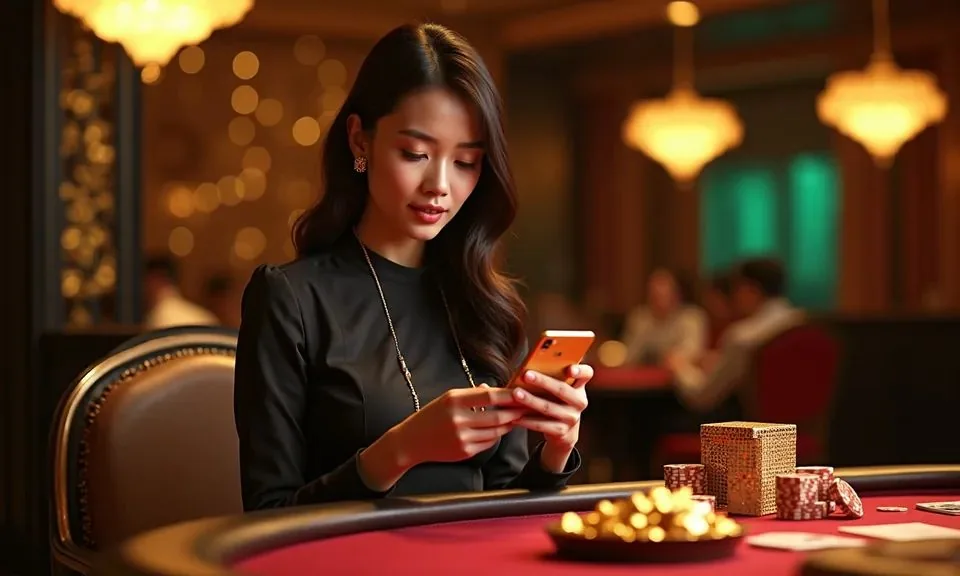 Mobile casino lobby